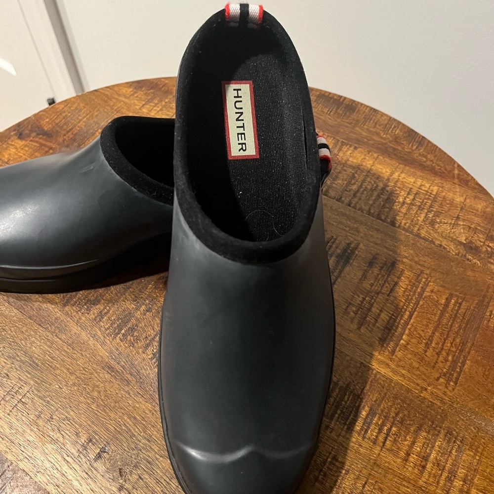 Hunter Black Rain & Snow Boots Slip-On